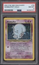 Wobbuffet Pokemon Neo Discovery Holo #16 PSA 8