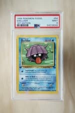 1999 Pokemon Fossil Shellder 1st Edition 54/62 PSA 9 MINT