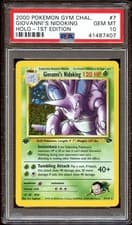 PSA 10 GEM MINT Giovanni's Nidoking 7/132 Gym Challenge 1ST EDITION Pokemon Card
