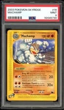 2003 Pokemon Skyridge #16 Machamp PSA 9 Mint