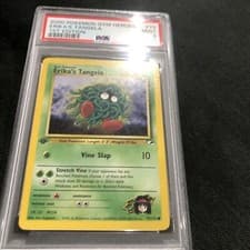 2000 Pokemon Gym Heroes 1st Edition Erika's Tangela 79/132 PSA 9 Mint
