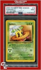 Neo Genesis 78 Sunkern 1st Edition PSA 9