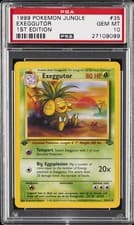 1999 POKEMON JUNGLE 1ST EDITION #35 EXEGGUTOR PSA 10