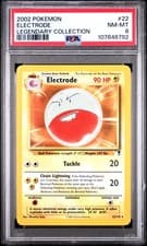 2002 Pokemon Legendary Collection Electrode 22 PSA 8
