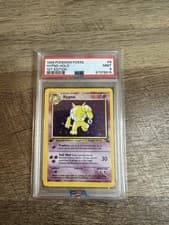 1999 Pokemon Hypno 1st Edition Fossil Holo Rare Card 8/62 PSA 9