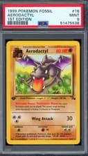 PSA 9 Pokemon 1999 1st Edition Fossil Aerodactyl Rare #16