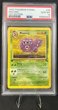 1999 POKEMON FOSSIL 1ST EDITION 45/62 WEEZING PSA 10