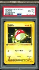 PSA 10 ⭐️ Pokemon Voltorb 69 1st Edition Team Rocket Vintage Non-Holo