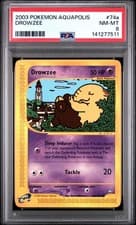 Pokemon PSA 8 Drowzee 74A/147 Aquapolis Common eReader 2003 Near Mint