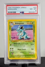 PSA 8 NEAR MINT-MINT 1999 Pokémon Jungle Nidoqueen #23
