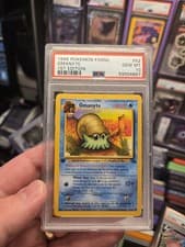 Pokémon TCG 1999 Fossil Omanyte 1st Edition PSA 10 Regular #52/62 English