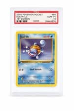 Pokémon Squirtle Team Rocket 1st Edition Common 68/82 PSA 10 English 2000
