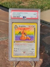 1999 Pokemon Fossil Dragonite 1st Edition 19/62 PSA 9 Mint Non Holo