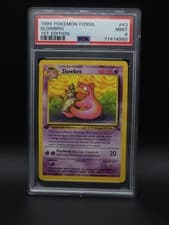 1999 Pokemon Fossil 1st EDITION Slowbro #43/62 PSA 9 MINT