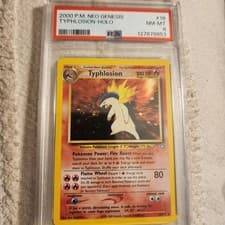 2000 P.M. Neo Genesis Pokémon Typhlosion Holo #18 NM-MT PSA 8