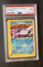 Pokemon 2003 Skyridge nonholo Mantine #77 Mint PSA 9