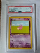Fossil Slowpoke 1st Edition PSA 10 #55/62