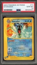 Pokemon Gyarados Skyridge NON Holo Rare #11 PSA 10 Gem Mint