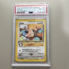 Cleffa 1st Edition Neo Genesis 20/111 PSA 8