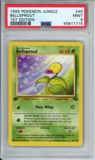 1999 POKEMON JUNGLE 49 BELLSPROUT PSA 9 MINT 1ST EDITION