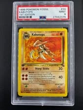 Kabutops - 24/62 - Fossil - 1st Edition - PSA 9