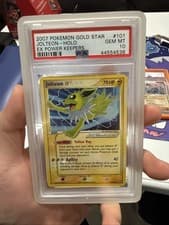 Pokemon Jolteon Gold Star Power Keepers 101/108 PSA 10 SWIRL