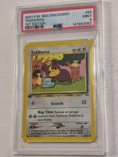 2001 POKEMON NEO DISCOVERY 1ST EDITION #65 TEDDIURSA PSA 9