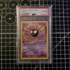 1999 Pokemon Fossil 1st Edition Gastly #33 PSA 10 GEM MINT