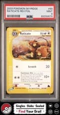 PSA 9 MINT Raticate Reverse Holo #89 2003 Pokemon Skyridge