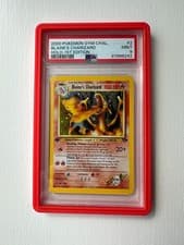 Pokemon 1st Edition Blaine's Charizard 2/132-PSA 9-Gym Challenge