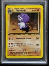 PSA 9 - MINT, MT - Non-holo Poliwrath - Neo Discovery - 1st Edition 28/75 #28