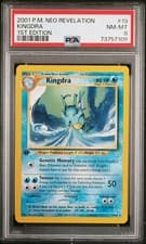 Pokémon TCG Kingdra Neo Revelation 19/64 Regular 1st Edition Rare PSA 8 NM-MT