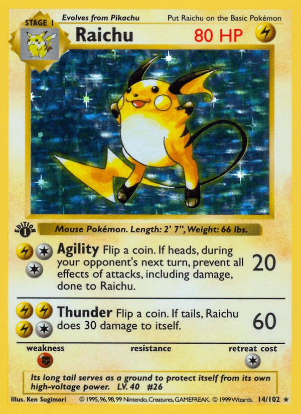 Raichu — Base 14/102