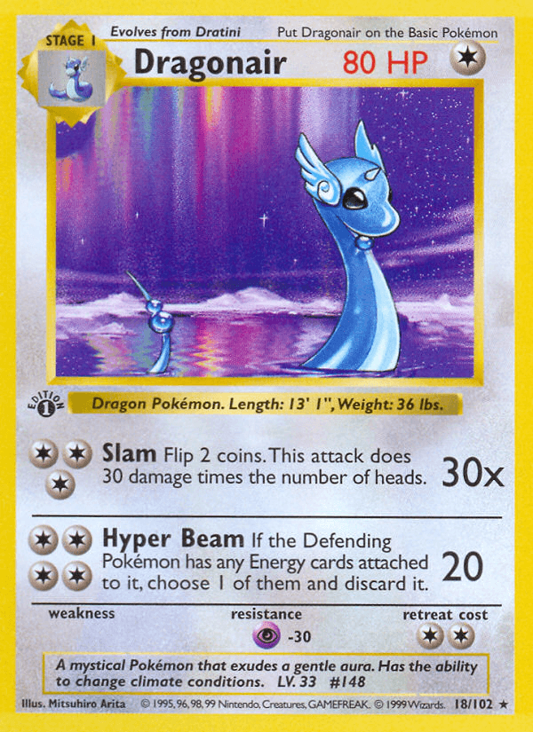 Dragonair artwork — Base 18/102
