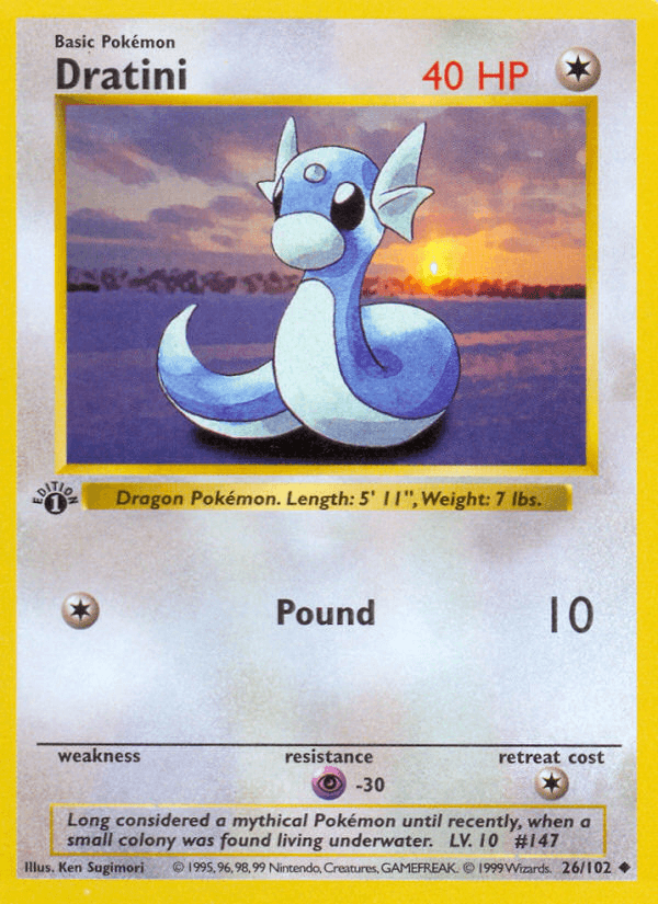 Dratini artwork — Base 26/102