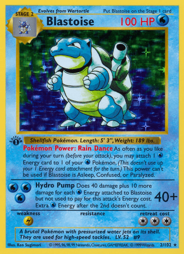 Blastoise — Base 2/102