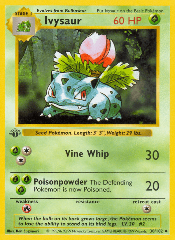Ivysaur — Base 30/102