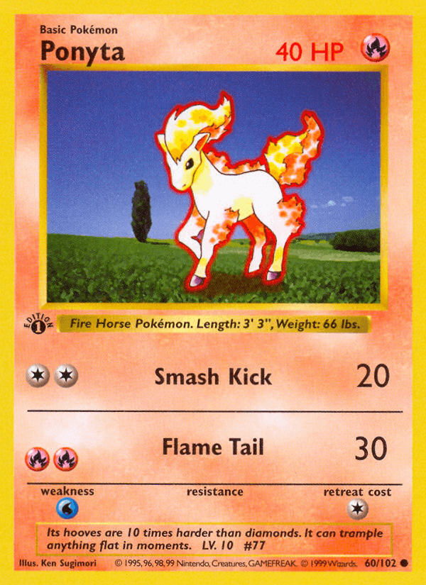 Ponyta artwork — Base 60/102