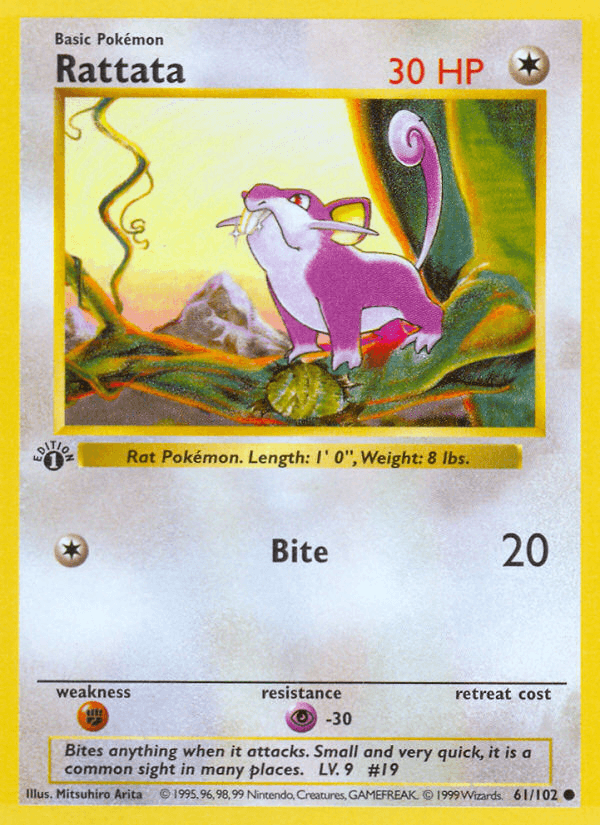 Rattata artwork — Base 61/102