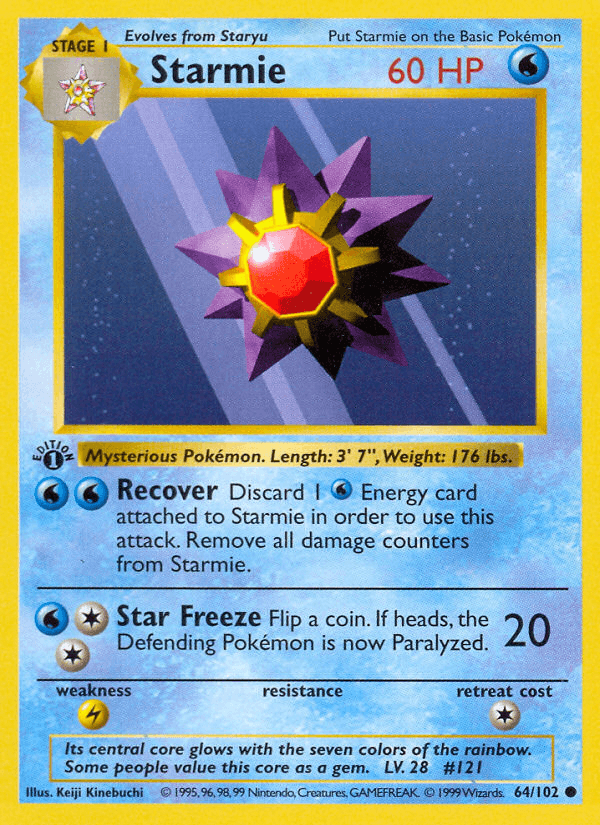 Starmie artwork — Base 64/102