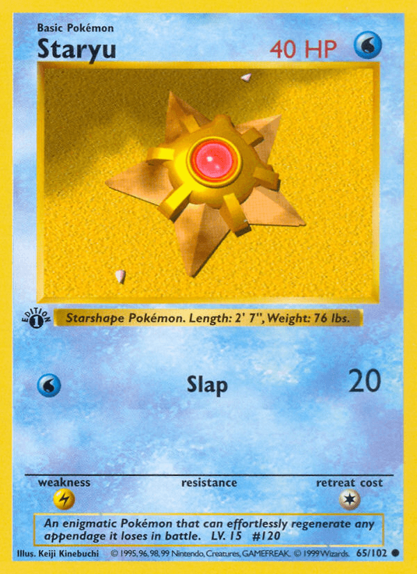 Staryu — Base 65/102
