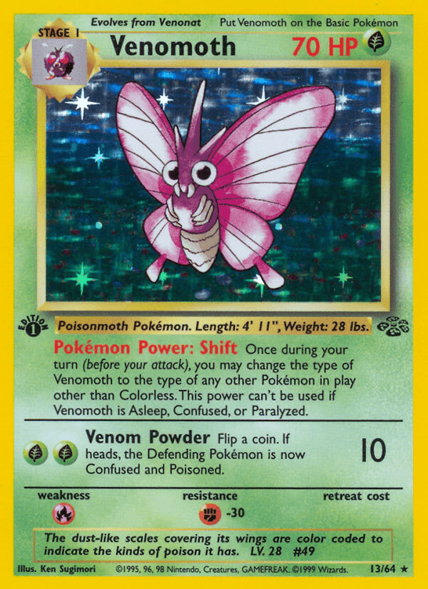 Venomoth artwork — Jungle 13/64