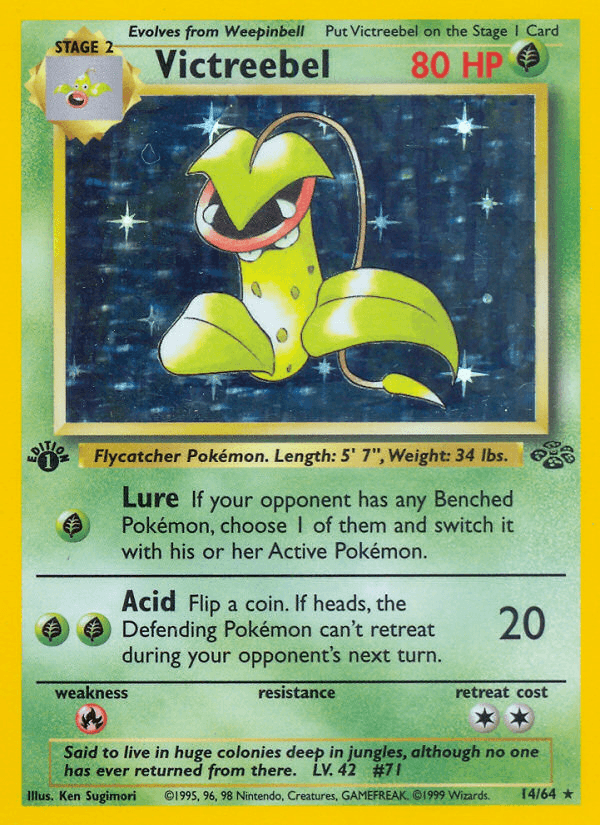 Victreebel artwork — Jungle 14/64