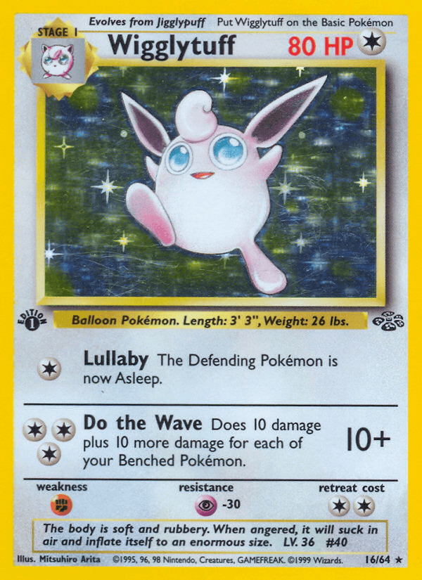 Wigglytuff artwork — Jungle 16/64