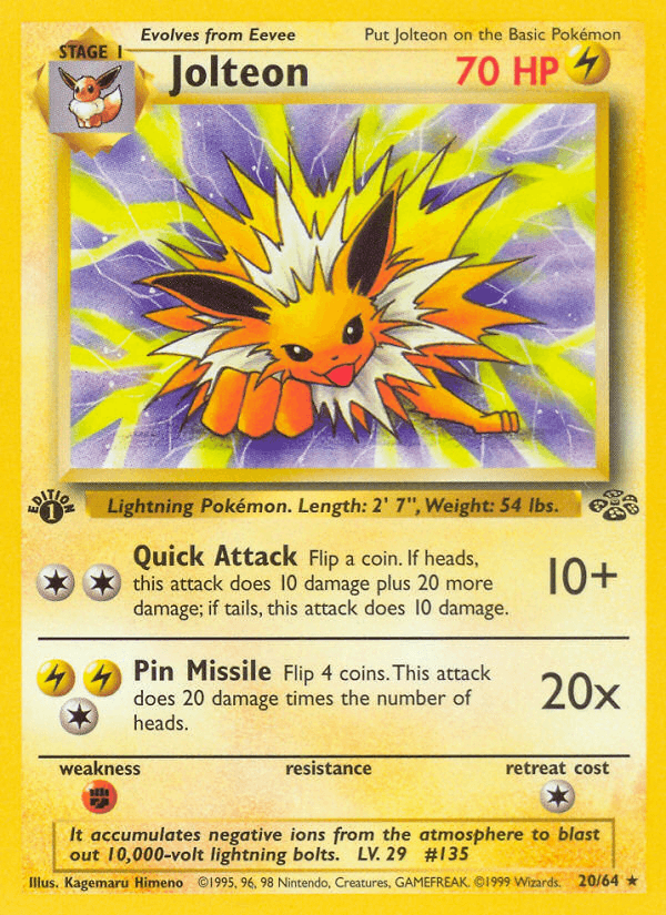 Jolteon artwork — Jungle 20/64