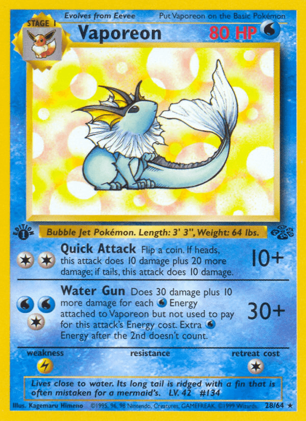 Vaporeon — Jungle 28/64