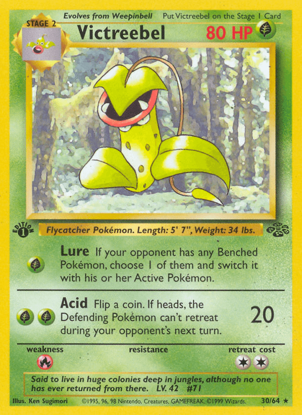 Victreebel artwork — Jungle 30/64