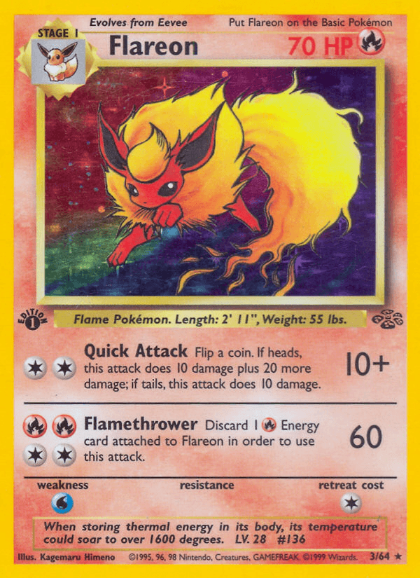 Flareon artwork — Jungle 3/64