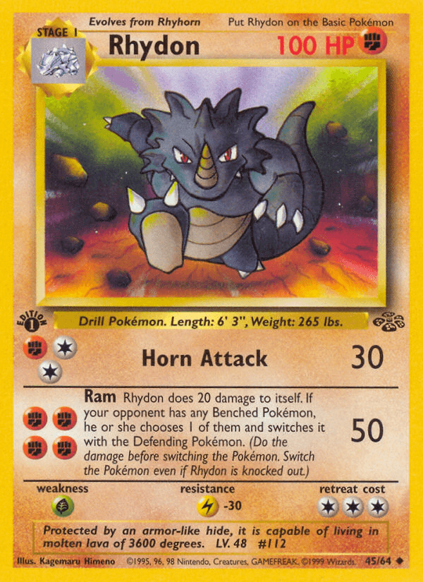 Rhydon artwork — Jungle 45/64