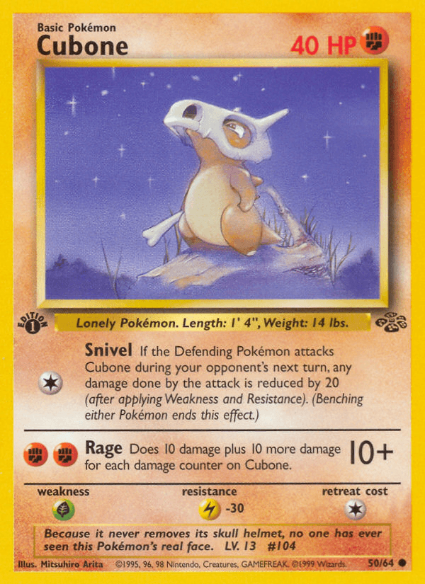 Cubone artwork — Jungle 50/64